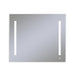 AiO 35-1/8" x 29-7/8" x 1-1/2" lighted mirror with LUM lighting at 4000 kelvin temperature (cool light), dimmable and USB charging ports