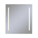 AiO 35-1/8" x 39-1/4" x 1-1/2" lighted mirror with LUM lighting at 2700 kelvin temperature (warm light), dimmable and USB charging ports