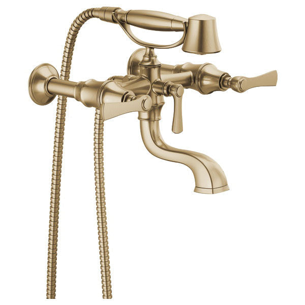 Brizo Rook: Two-Handle Tub Filler Trim Kit with Lever Handles