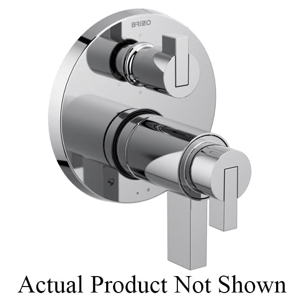Brizo Litze T75635 TempAssure Thermostatic Valve with 6-Function Diverter Trim - Less Handles