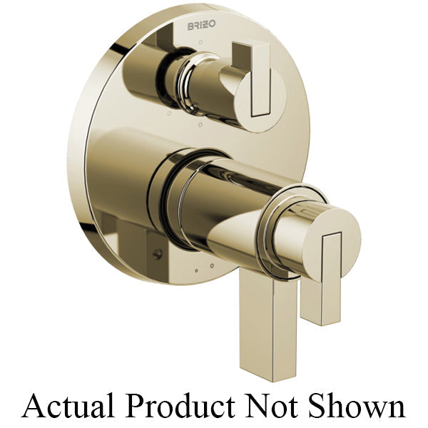 Brizo Litze T75635 TempAssure Thermostatic Valve with 6-Function Diverter Trim - Less Handles