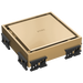 Brizo Other BT062418 4" Reversible Square Point Shower Drain - Polished Gold