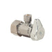 BrassCraft Manufacturing Company G2CR09X C C Angle Stop Valve, 1/2 x 1/4 in Nominal, Compression Connection, 125 psi Pressure, Brass Body