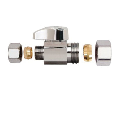 BrassCraft Manufacturing Company G2CR14X C C Stop Valve, 1/2 x 3/8 in Nominal, Compression x OD Compression Connection, 125 psi Pressure