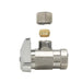 BrassCraft Manufacturing Company G2R15X C C Angle Stop Valve, 3/8 in, FIP x OD Compression, Brass, Lead-Free, 125 psi