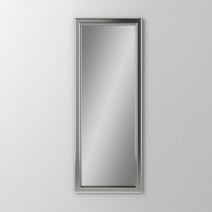 Main Line 15-1/4" x 39-3/8" x 4" bryn mawr framed cabinet in satin nickel finish with left hinge and electric option