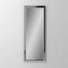 Main Line 19-1/4" x 39-3/8" x 4" bryn mawr framed cabinet in classic gray interior and polished nickel finish with left hinge and electric option