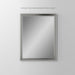 Main Line 23-1/4" x 30" x 6" bryn mawr framed cabinet in classic gray interior and polished nickel finish with left hinge and electric option