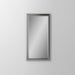 Main Line 23-1/4" x 39-3/8" x 4" bryn mawr framed cabinet in satin nickel finish with reversible hinge (non-handed)