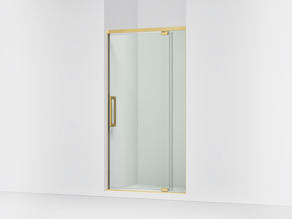 KOHLER K-CA37594-8L Statement 76" H pivot shower door with 5/16"-thick glass