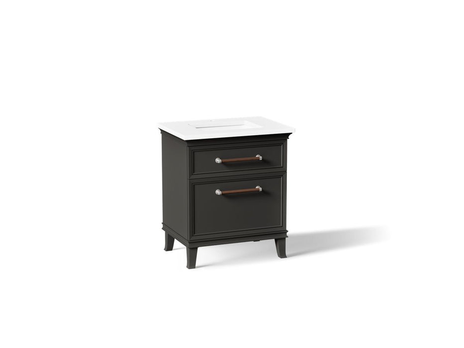 KOHLER K-CM29480-BD2 Artifacts 30" Bathroom Vanity Cabinet with Sink and Quartz Top