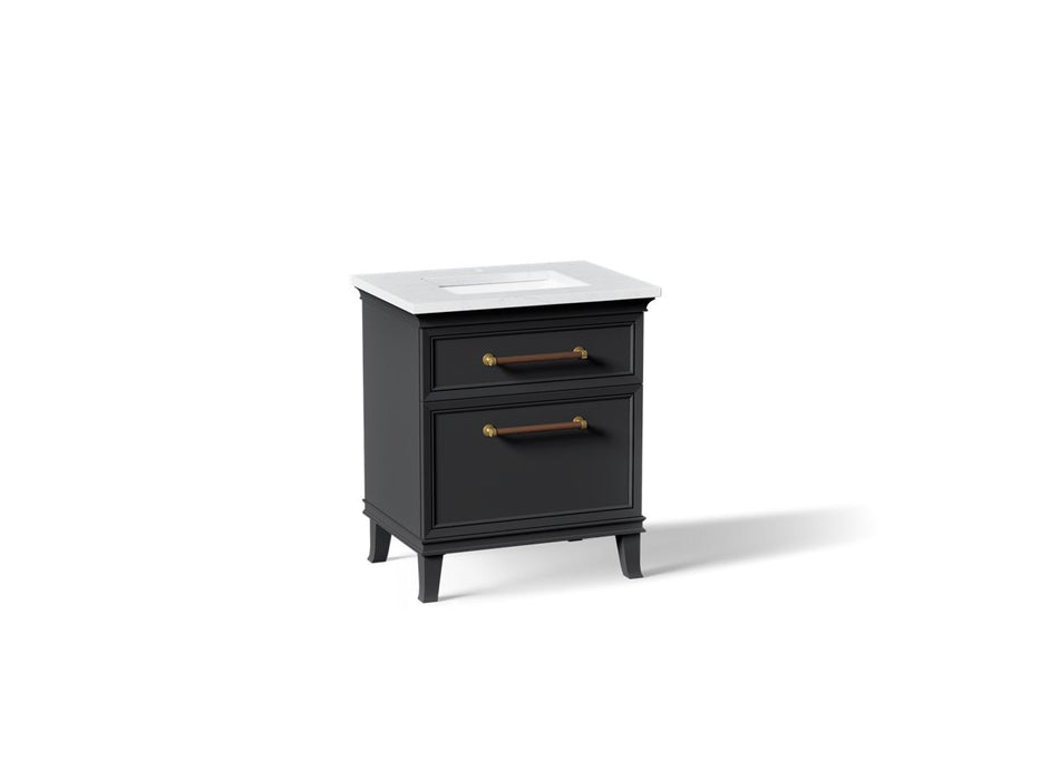 KOHLER K-CM29480-BD2 Artifacts 30" Bathroom Vanity Cabinet with Sink and Quartz Top