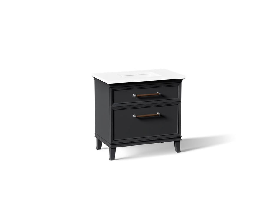 KOHLER K-CM33559-BD3 Artifacts 36" Bathroom Vanity Cabinet with Sink and Quartz Top