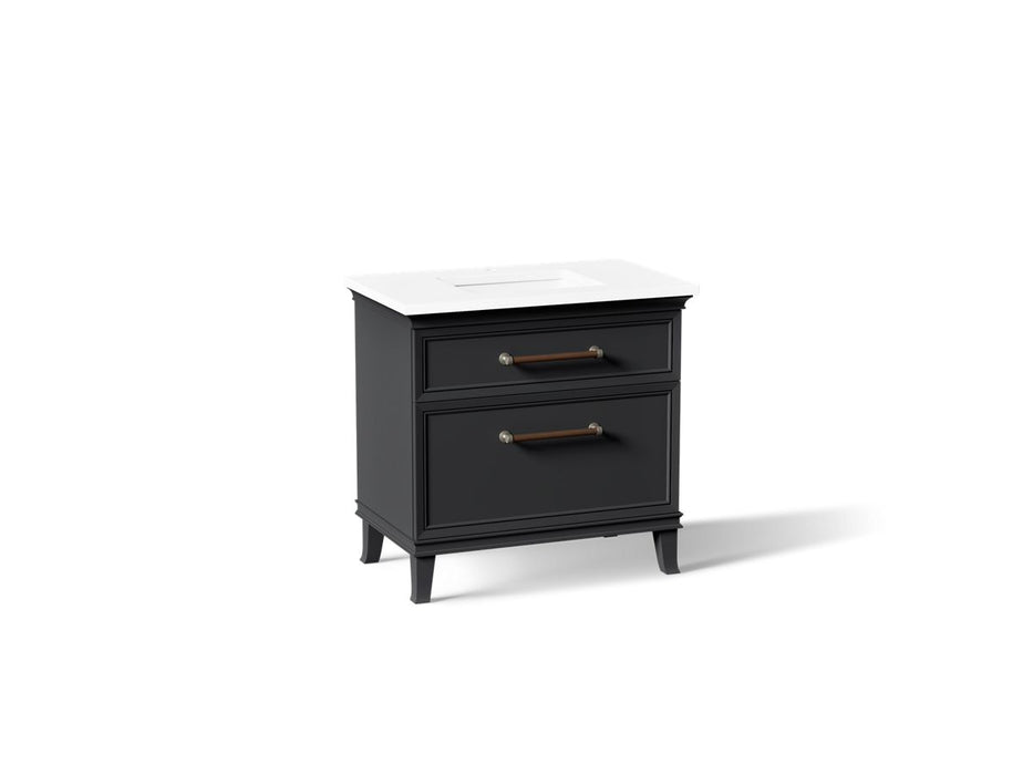 KOHLER K-CM33559-BD3 Artifacts 36" Bathroom Vanity Cabinet with Sink and Quartz Top