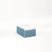 Cartesian 12-1/8" x 7-1/2" x 18-3/4" slim drawer vanity in ocean with slow-close full drawer and night light in 5000K temperature (cool light)