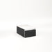 Cartesian 12-1/8" x 7-1/2" x 18-3/4" slim drawer vanity in smoke screen with slow-close full drawer and selectable night light in 2700K/4000K temperature (warm/cool light)