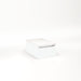 Cartesian 12-1/8" x 7-1/2" x 18-3/4" slim drawer vanity in matte white with slow-close full drawer and night light in 5000K temperature (cool light)