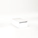 Cartesian 12-1/8" x 7-1/2" x 21-3/4" slim drawer vanity in white with slow-close full drawer and night light in 5000K temperature (cool light)