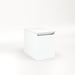 Cartesian 12-1/8" x 15" x 18-3/4" single drawer vanity in matte white with slow-close full drawer and night light in 5000K temperature (cool light)