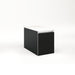 Cartesian 12-1/8" x 15" x 21-3/4" single drawer vanity in matte black with slow-close full drawer and night light in 5000K temperature (cool light)