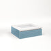 Cartesian 24-1/8" x 7-1/2" x 21-3/4" slim drawer vanity in ocean with slow-close full drawer and no night light