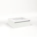 Cartesian 24-1/8" x 7-1/2" x 21-3/4" slim drawer vanity in beach with slow-close tip out drawer and night light in 5000K temperature (cool light)