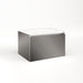 Cartesian 24-1/8" x 15" x 18-3/4" slim drawer vanity in tinted gray mirror with slow-close plumbing drawer and selectable night light in 2700K/4000K temperature (warm/cool light)