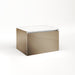 Cartesian 24-1/8" x 15" x 18-3/4" single drawer vanity in satin bronze with slow-close plumbing drawer and no night light