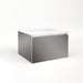 Cartesian 24-1/8" x 15" x 21-3/4" single drawer vanity in tinted gray mirror with slow-close full drawer and night light in 5000K temperature (cool light)