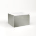 Cartesian 24-1/8" x 15" x 21-3/4" single drawer vanity in mirror with slow-close plumbing drawer and no night light