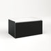 Cartesian 30-1/8" x 15" x 18-3/4" single drawer vanity in matte black with slow-close full drawer and night light in 5000K temperature (cool light)