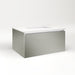 Cartesian 30-1/8" x 15" x 21-3/4" single drawer vanity in mirror with slow-close plumbing drawer and no night light
