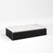Cartesian 36-1/8" x 7-1/2" x 18-3/4" slim drawer vanity in matte black with slow-close full drawer and no night light