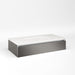 Cartesian 36-1/8" x 7-1/2" x 18-3/4" slim drawer vanity in tinted gray mirror with slow-close tip out drawer and no night light