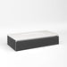 Cartesian 36-1/8" x 7-1/2" x 18-3/4" slim drawer vanity in smoke screen with slow-close tip out drawer and selectable night light in 2700K/4000K temperature (warm/cool light)