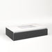 Cartesian 36-1/8" x 7-1/2" x 21-3/4" slim drawer vanity in smoke screen with slow-close full drawer and no night light