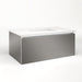 Cartesian 36-1/8" x 15" x 21-3/4" single drawer vanity in tinted gray mirror with slow-close full drawer and night light in 5000K temperature (cool light)