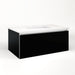 Cartesian 36-1/8" x 15" x 21-3/4" single drawer vanity in black with slow-close plumbing drawer and no night light