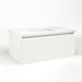 Cartesian 36-1/8" x 15" x 21-3/4" single drawer vanity in beach with slow-close plumbing drawer and night light in 5000K temperature (cool light)