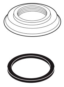Brizo Baliza RP62771RB Handle Base, Gasket, and Mounting Nut