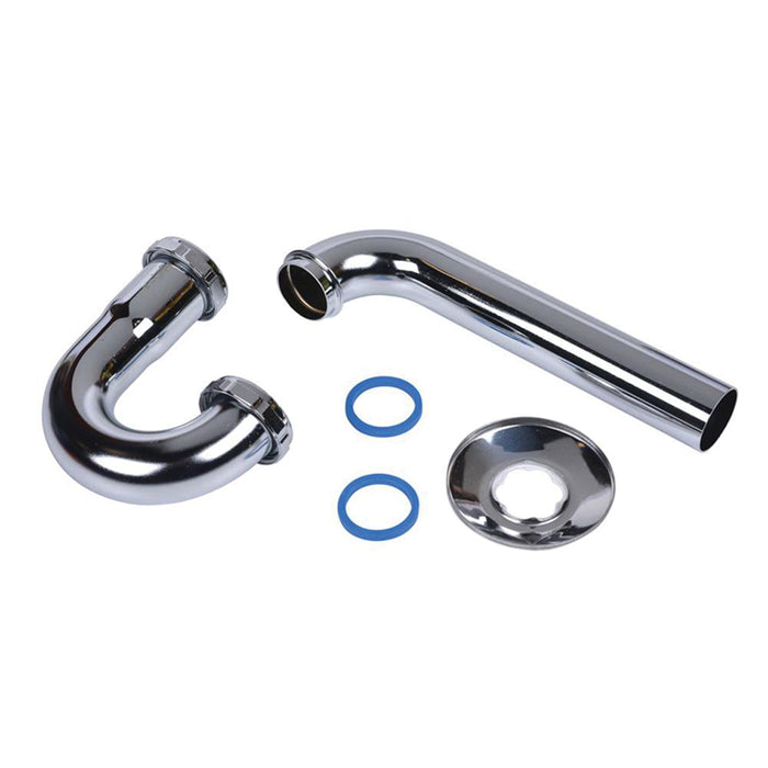 Oatey 701-1 1-1/4" Chrome P-Trap (17 Gauge)