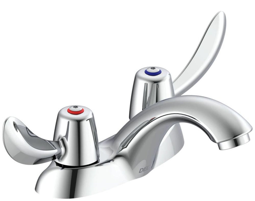 Commercial 21C 21C152 Two Handle Centerset Bathroom Faucet - Less Pop-Up