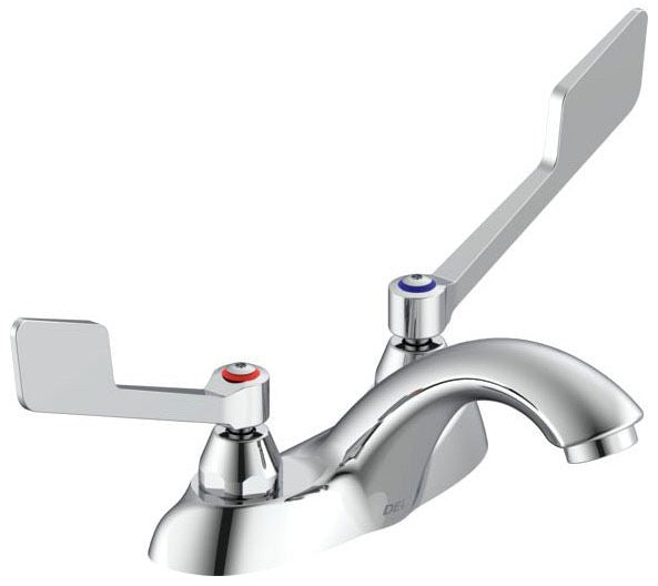 Commercial 21C 21C155 Two Handle Centerset Bathroom Faucet - Less Pop-Up