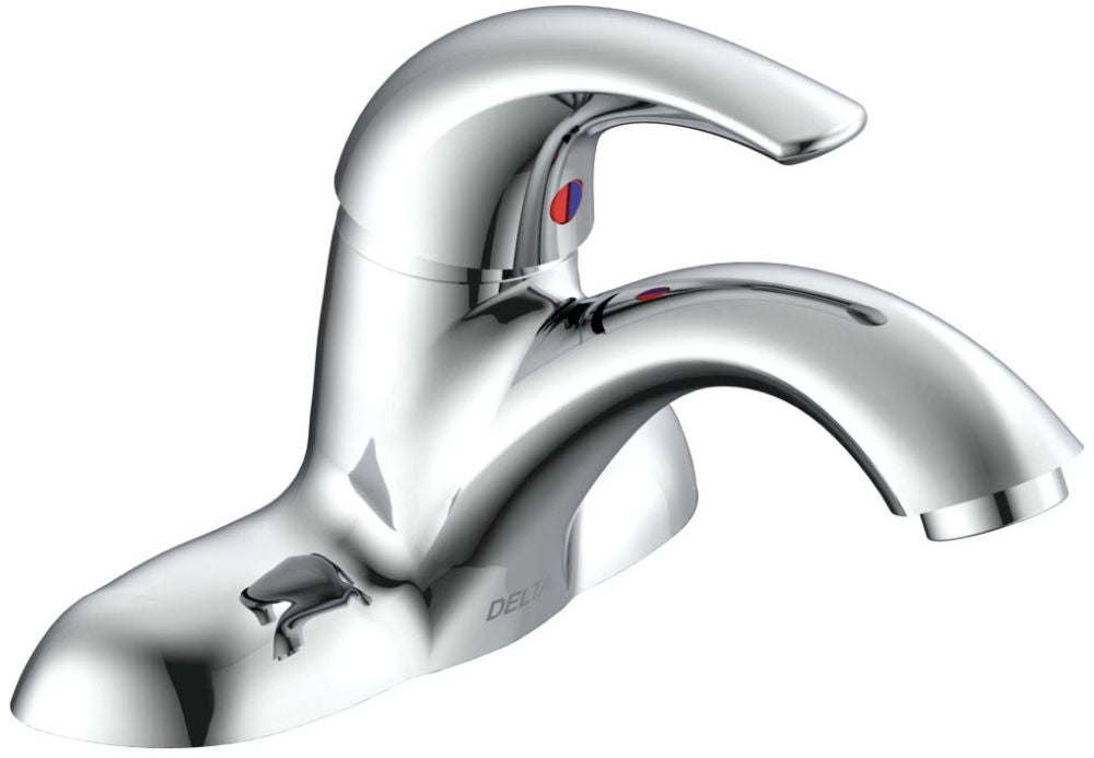 Commercial 22C 22C141 Single Handle Centerset Bathroom Faucet - Less Pop-Up
