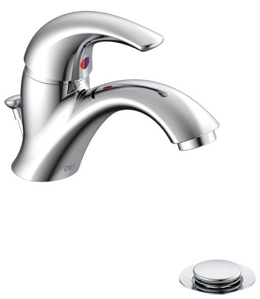 Commercial 22C 22C851 Single Handle Single Hole Bathroom Faucet