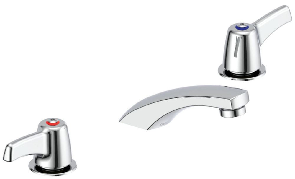 Commercial 23C1 23C323 Two Handle Widespread Bathroom Faucet - Less Pop-Up