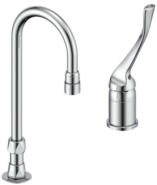 Commercial 24T2 24T2633 Single Control Mixing Faucet with Gooseneck Spout - Less Pop-Up