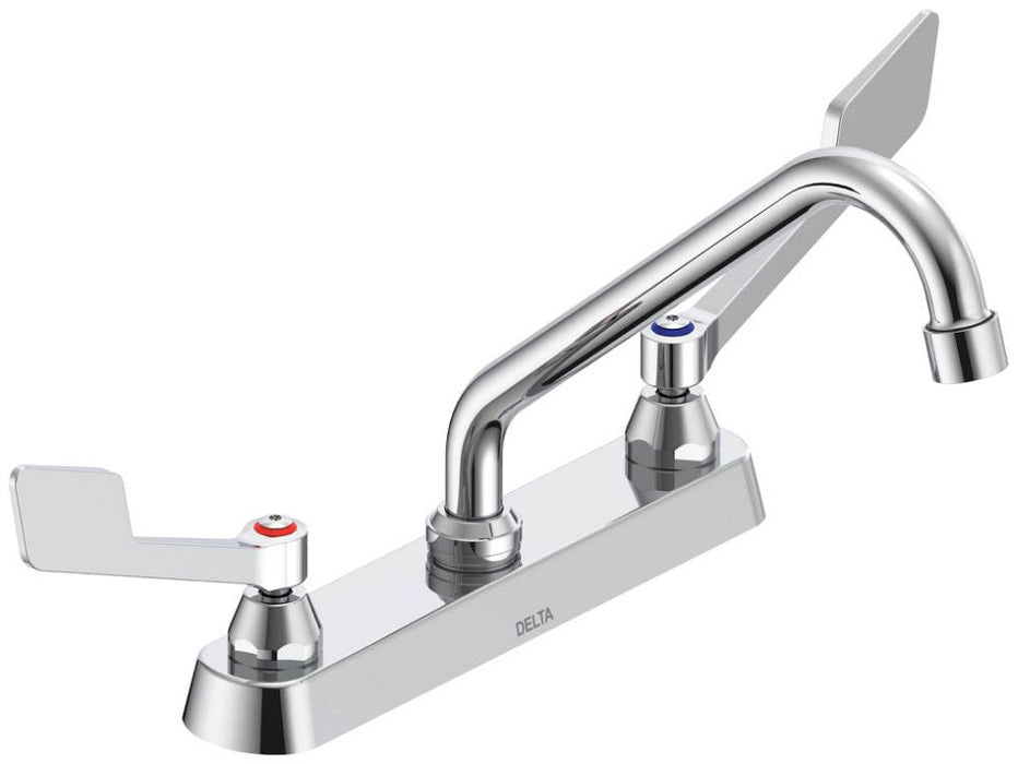 Commercial 26C3 26C3235 Two Handle 8 In Cast Deck-Mount Faucet