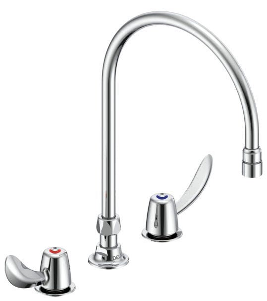 Commercial 27C1 / 27C2 27C2942 Two Handle 8 In Below Deck-Mount Faucet