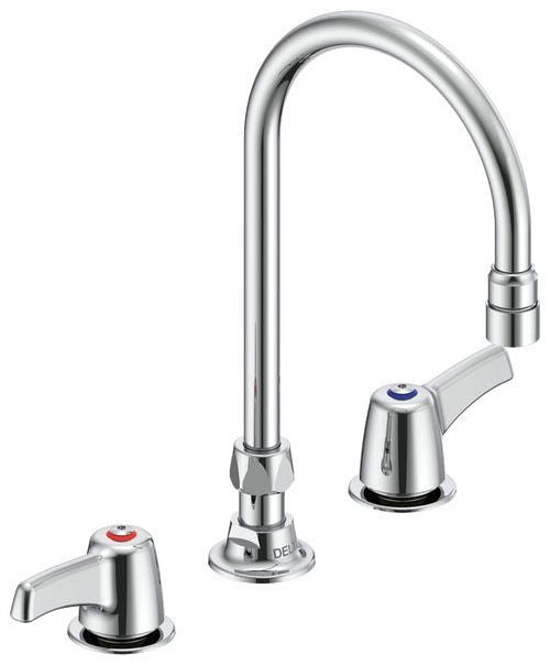 Commercial 27C1 / 27C2 27C2943 Two Handle 8 In Below Deck-Mount Faucet
